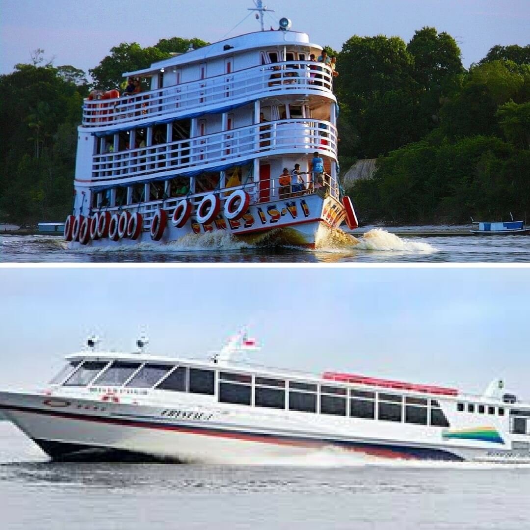 Embarcações de Manaus para Barcelos.