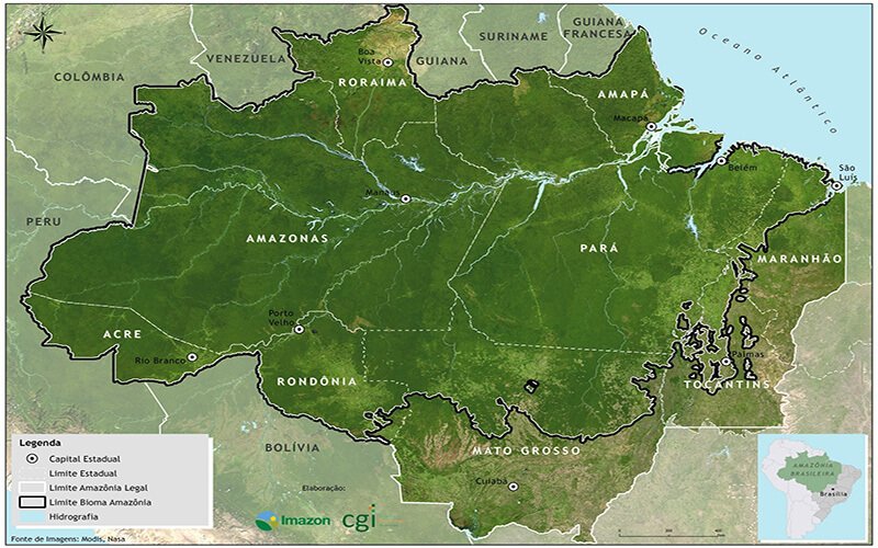 Densidade Demográfica da Amazônia