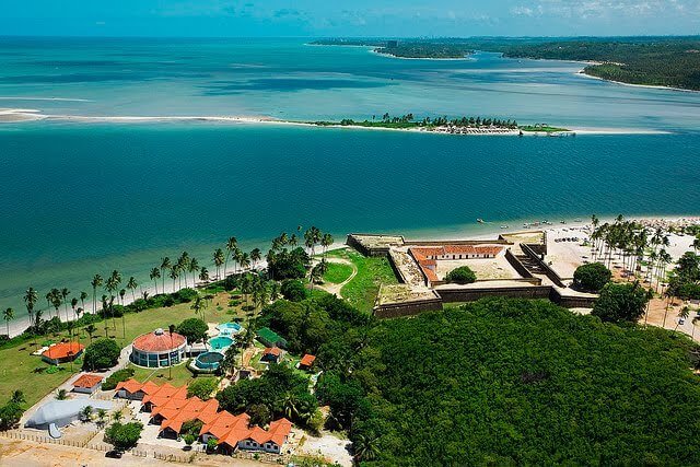 Praia de Itamaracá na Ilha de Itamaracá.