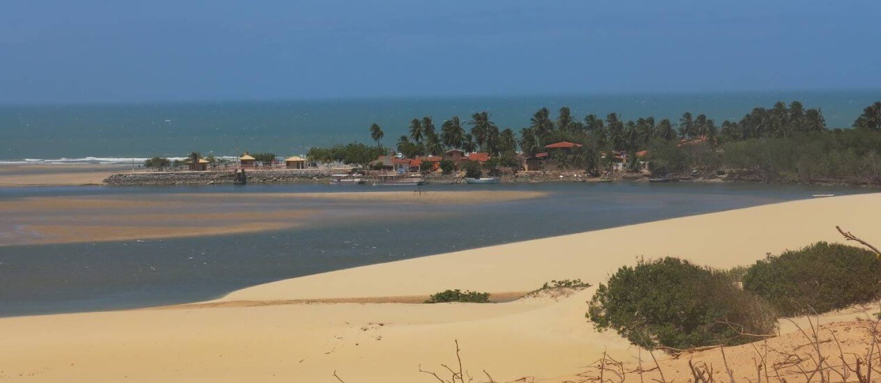 As Melhores Praias do Ceará: Guajiru em Trairi.