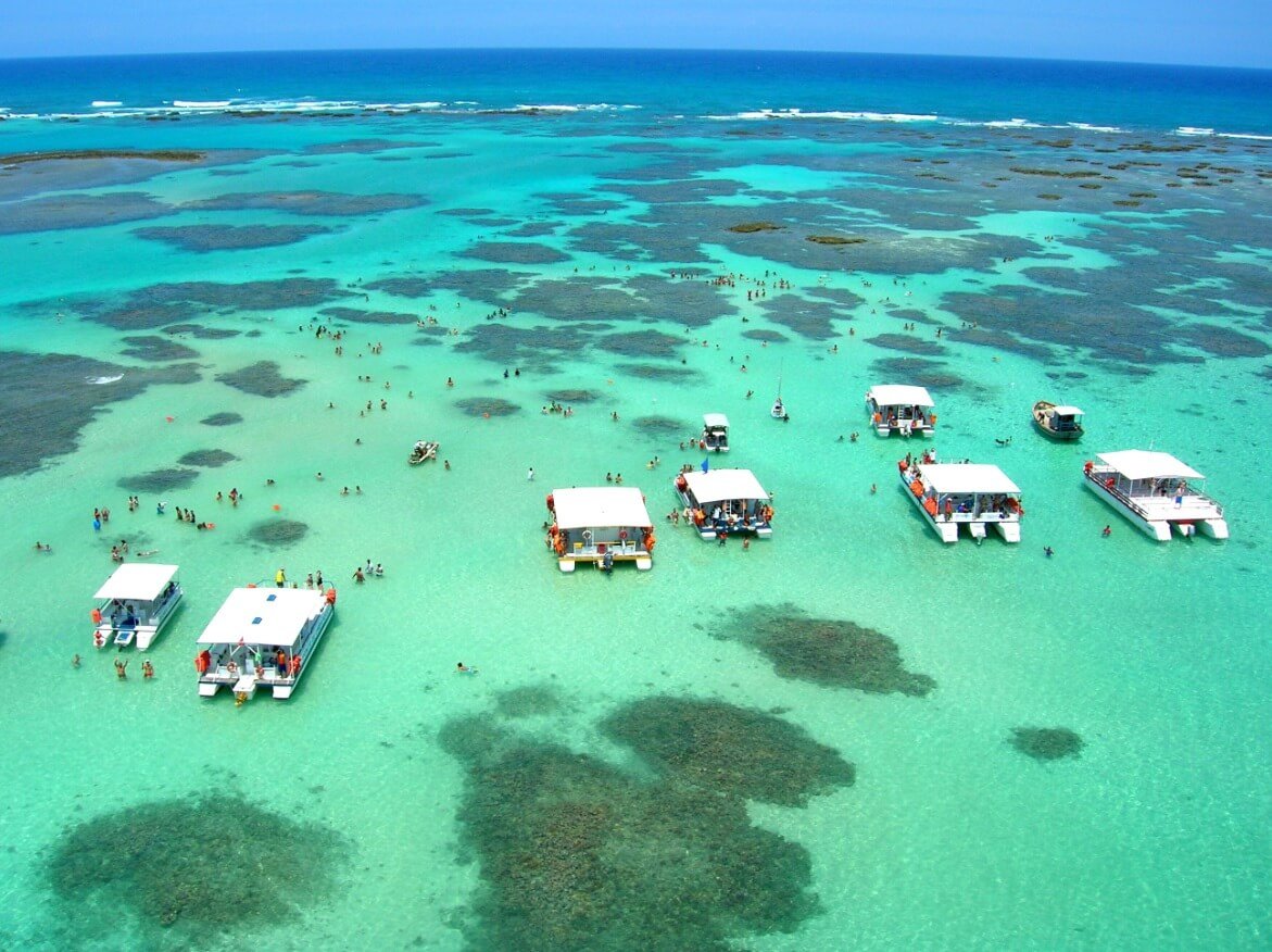 Praia Galés em Maragogi.