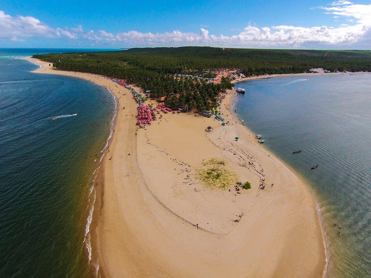 Praia do Gunga em Alagoas