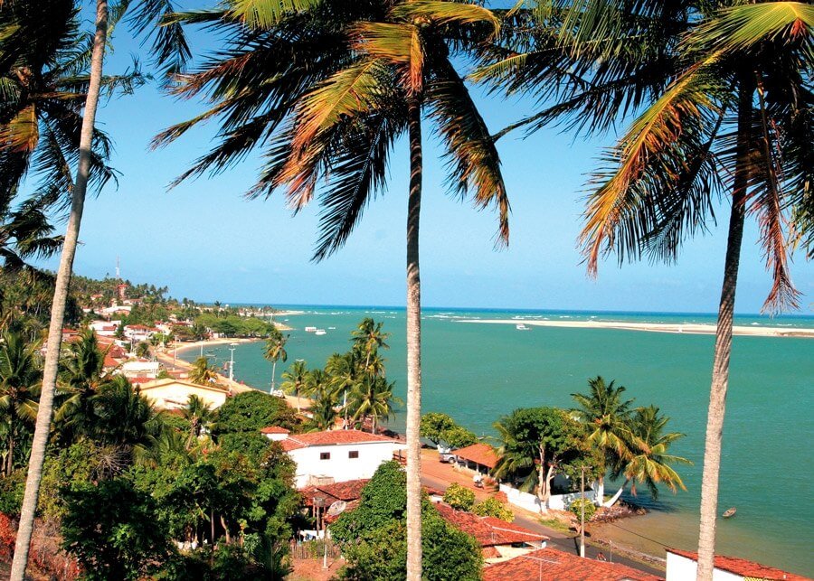 Praia Barra do Cunhaú.