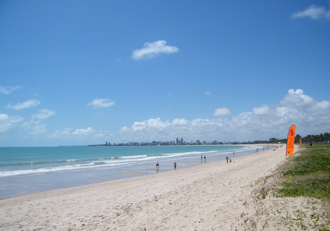 Praia de Intermares em Cabedelo.