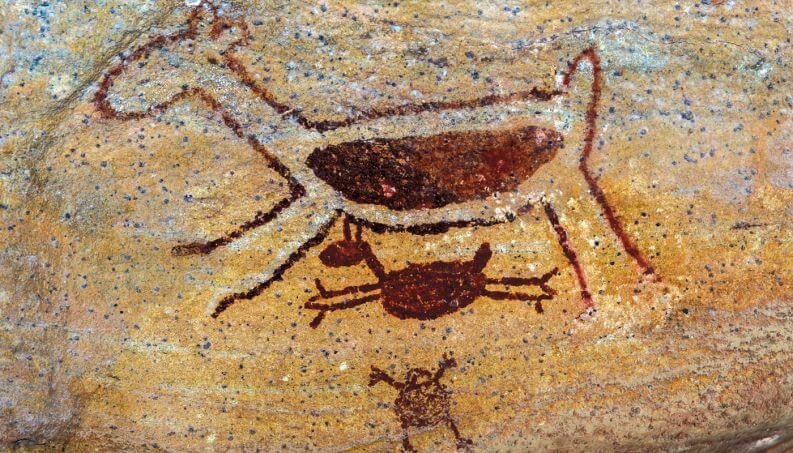Pintura Rupestre Símbolo Serra da Capivara