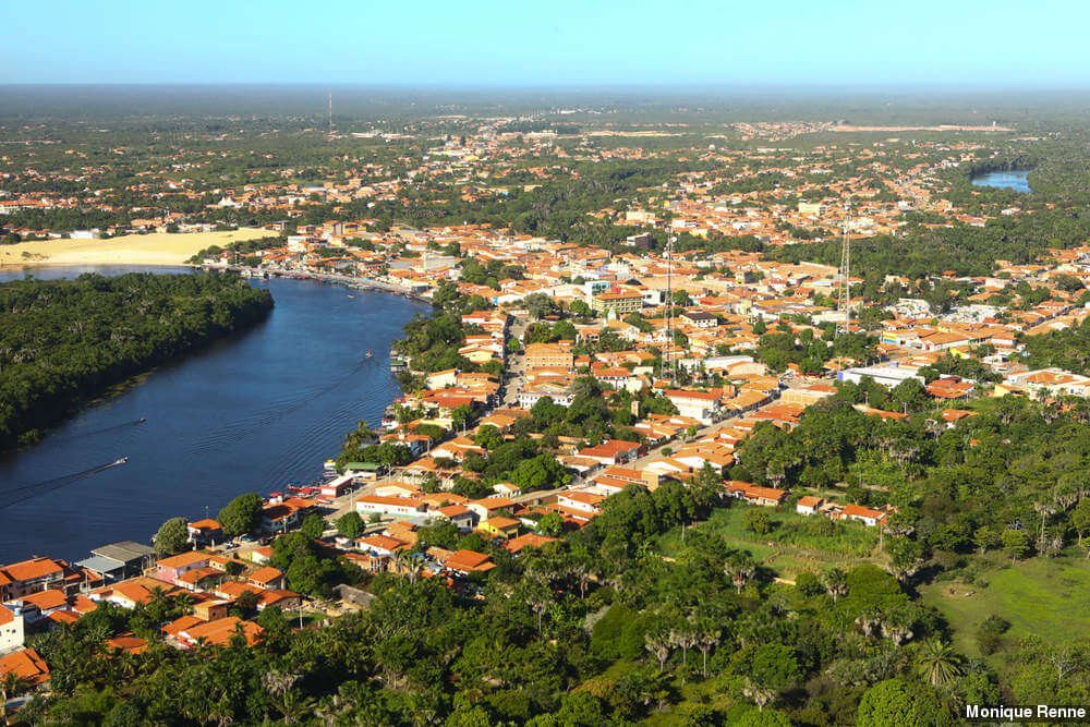Cidade de Barreirinhas nos Lençois Maranhenses