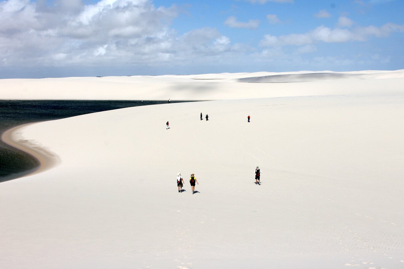Travessia nos Lençóis Maranhenses.