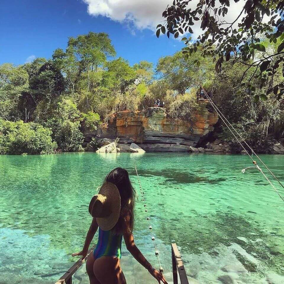 Rio Pratinha na Chapada Diamantina