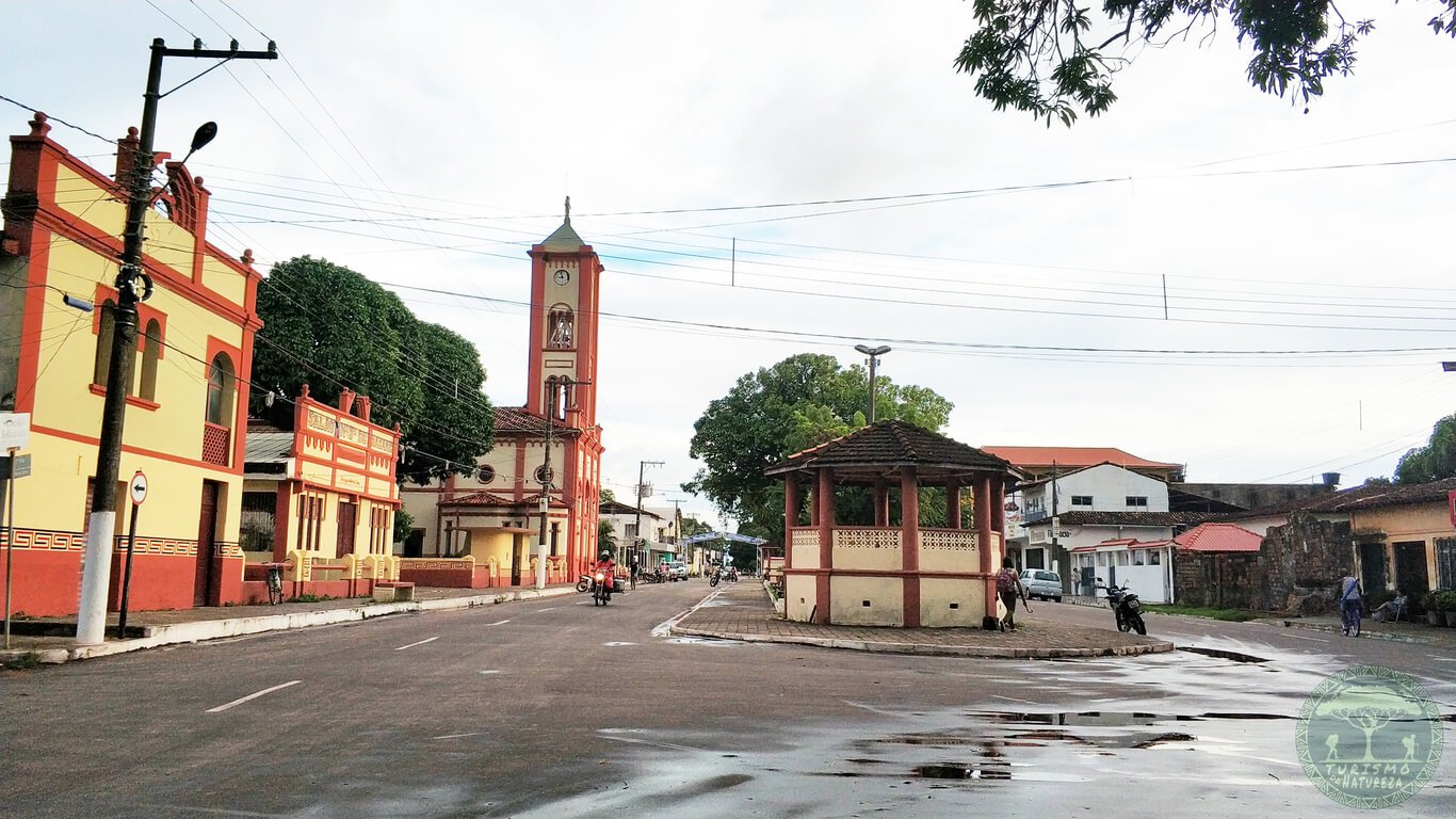 Cidade de Soure na Ilha de Marajó.