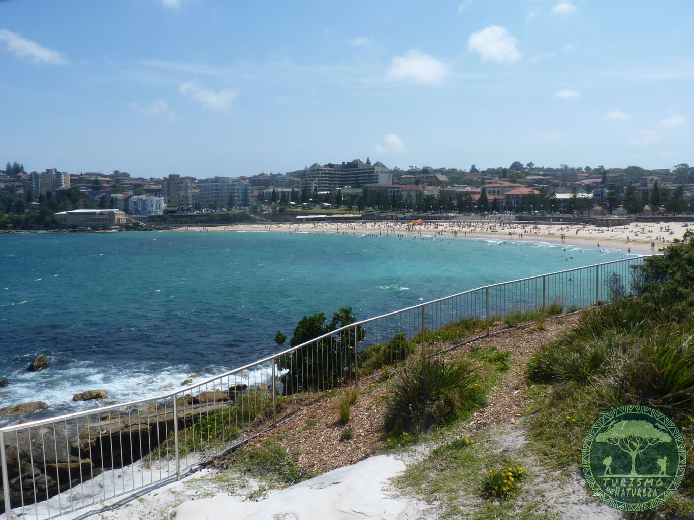 Coogee Beach. Você pode chegar até ela fazendo a famosa trilha Bondi Cooge Beach.