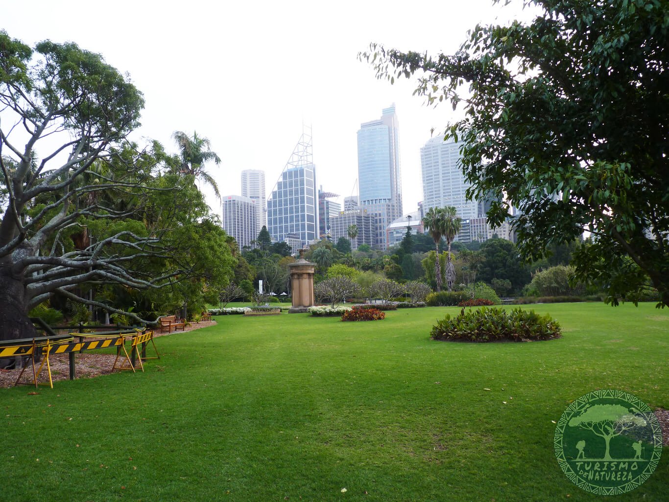 Jardim Botânico Royal Botanic Garden. O Jardim Botânico de Sydney.