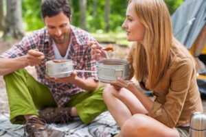 Utensílios de cozinha para camping