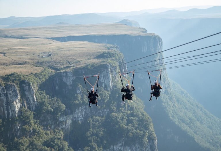 Tirolesa mais alta das Américas.