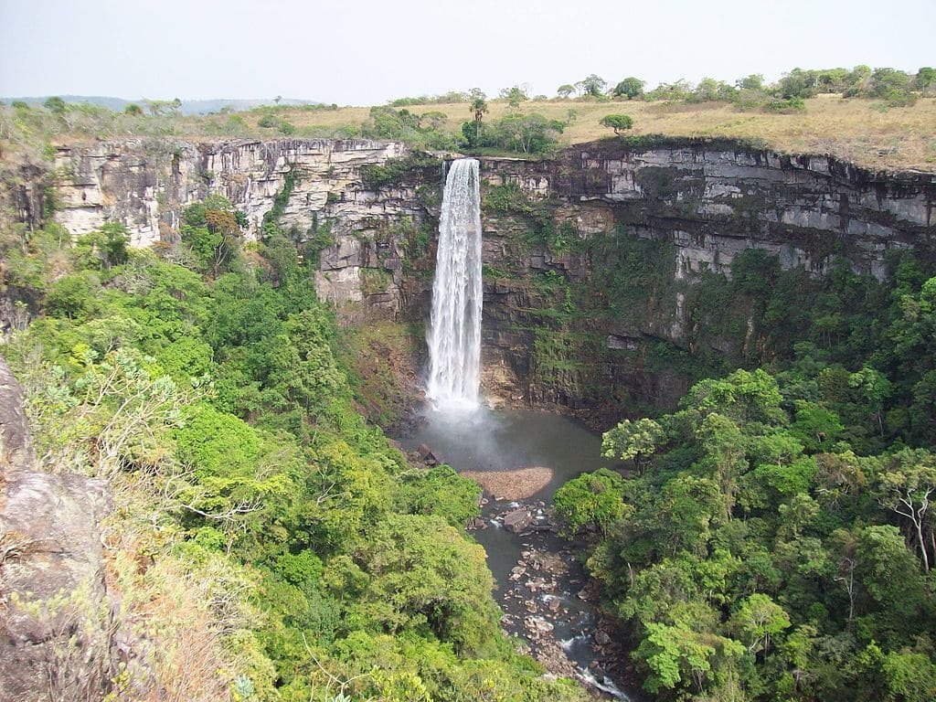 O que fazer em Caiapônia: Cachoeira de São Domingos.