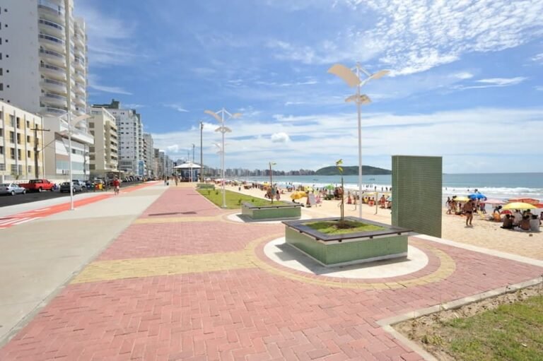 Florianópolis Santa Catarina Brazil waterfront urban beach safe area