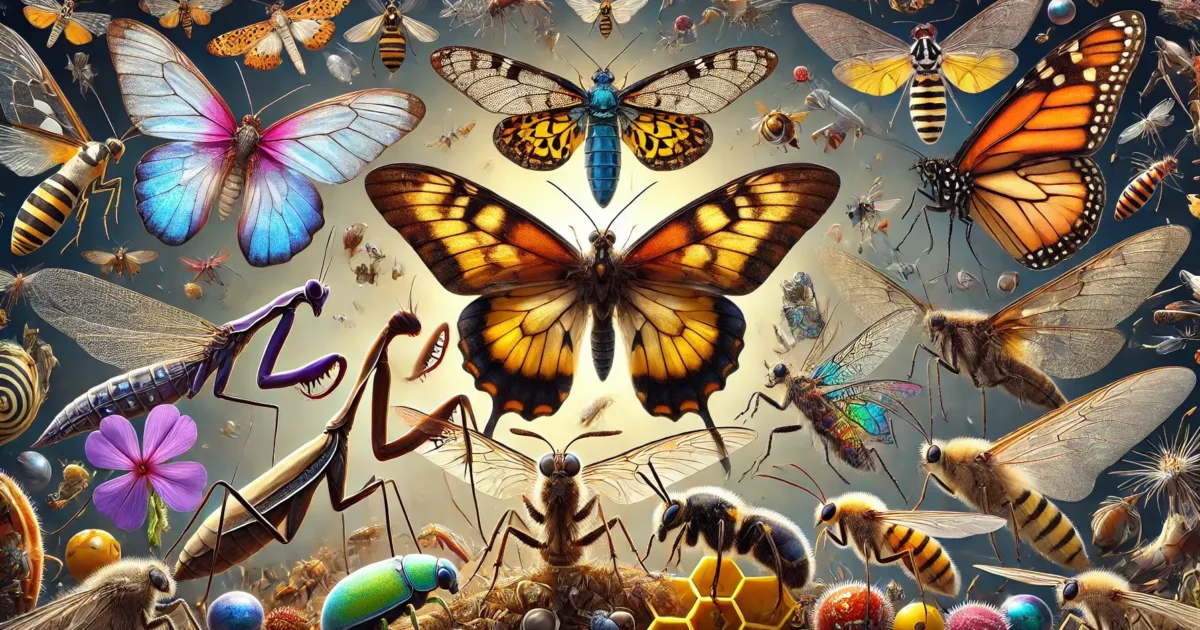Descubra os insetos mais coloridos e suas funções na natureza. Saiba como suas cores vibrantes influenciam o ecossistema.