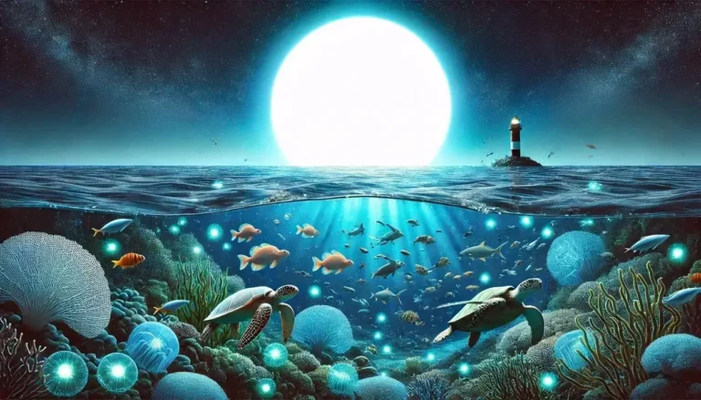 influência da lua nos ciclos de vida marinha