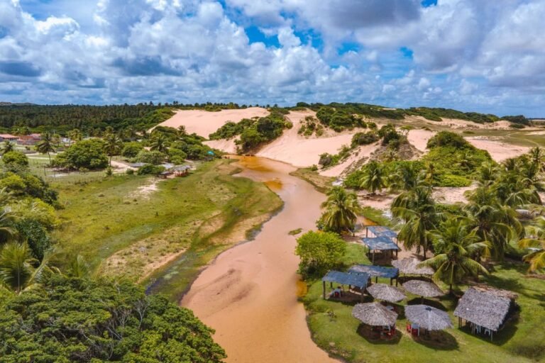 Lagoa Redonda em Pirambu.