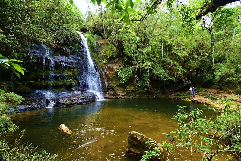 O que Fazer em Luminárias MG: Cachoeira da Serra Grande.