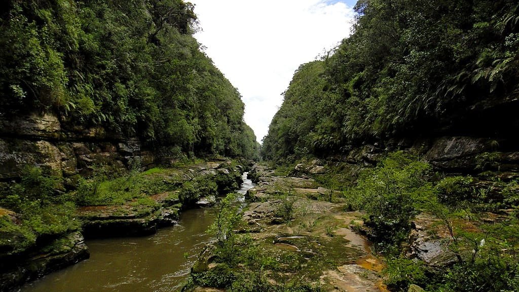 Cânion do Rio Jaguariaíva.